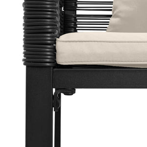 Εξωτερικός πάγκος 2 -Seater 117 x 54 x 74.5 εκ συνθετικό ρατάν