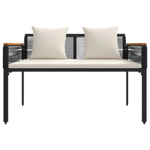 Εξωτερικός πάγκος 2 -Seater 117 x 54 x 74.5 εκ συνθετικό ρατάν