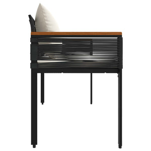 Εξωτερικός πάγκος 2 -Seater 117 x 54 x 74.5 εκ συνθετικό ρατάν