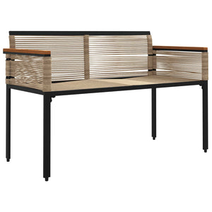 Εξωτερικός πάγκος 2 -Seater 117 x 54 x 74.5 εκ συνθετικό ρατάν