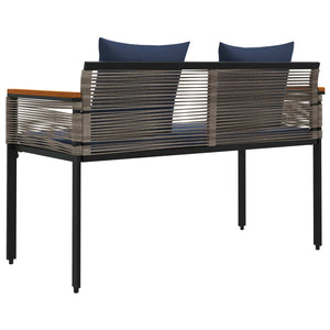 Εξωτερικός πάγκος 2 -Seater 117 x 54 x 74.5 εκ συνθετικό ρατάν