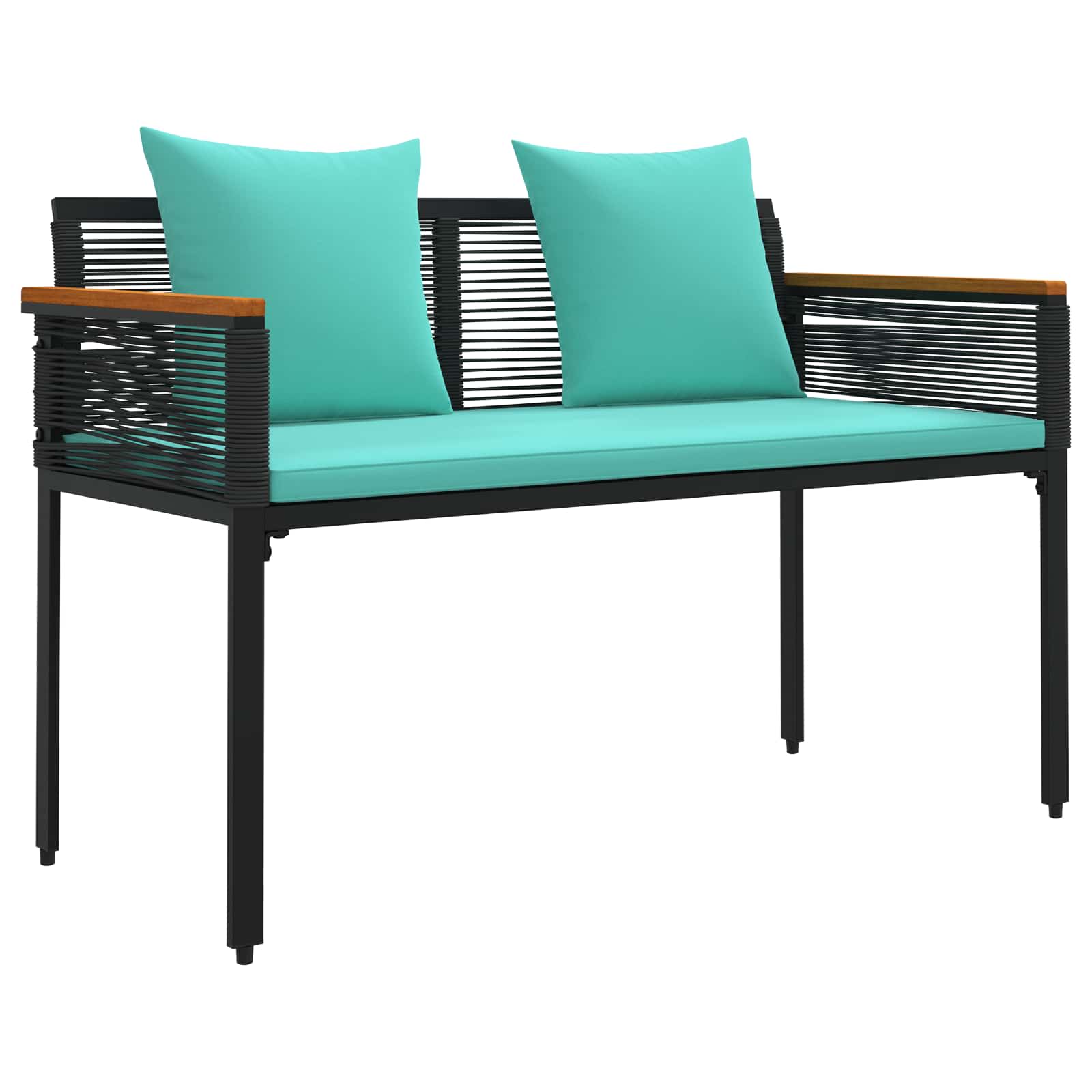 Εξωτερικός πάγκος 2 -Seater 117 x 54 x 74.5 εκ συνθετικό ρατάν