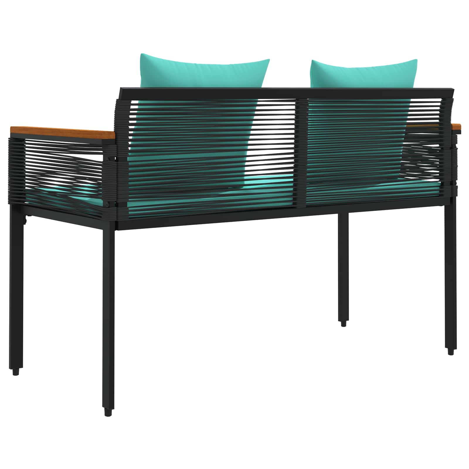 Εξωτερικός πάγκος 2 -Seater 117 x 54 x 74.5 εκ συνθετικό ρατάν