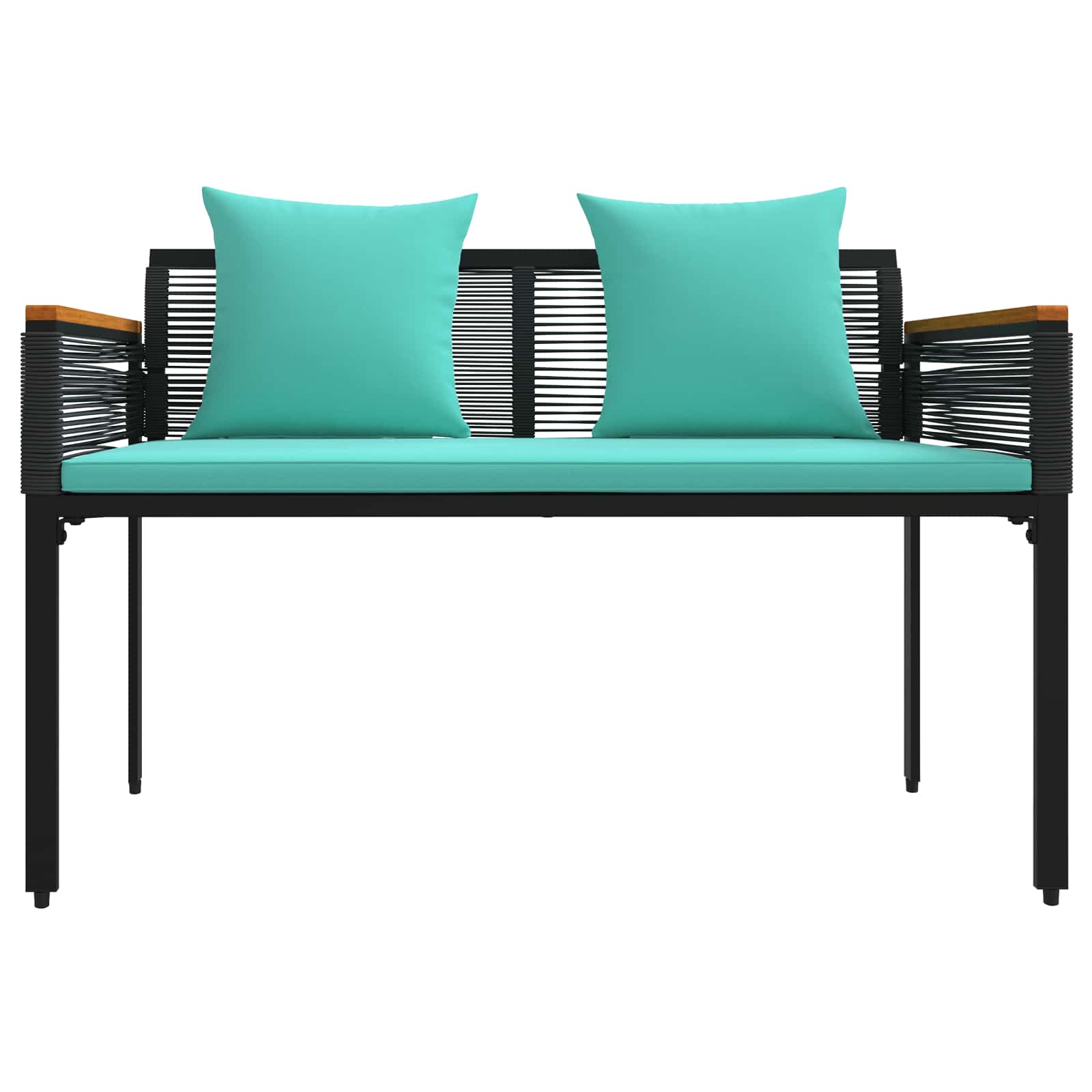 Εξωτερικός πάγκος 2 -Seater 117 x 54 x 74.5 εκ συνθετικό ρατάν