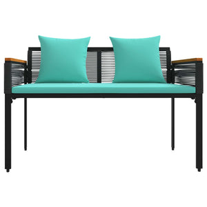 Εξωτερικός πάγκος 2 -Seater 117 x 54 x 74.5 εκ συνθετικό ρατάν