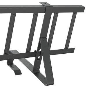Φρουρός χιονιού οροφής Ανθρακί 800 x 29,5 x 34,5 εκ Ατσάλι - Pakobazaar