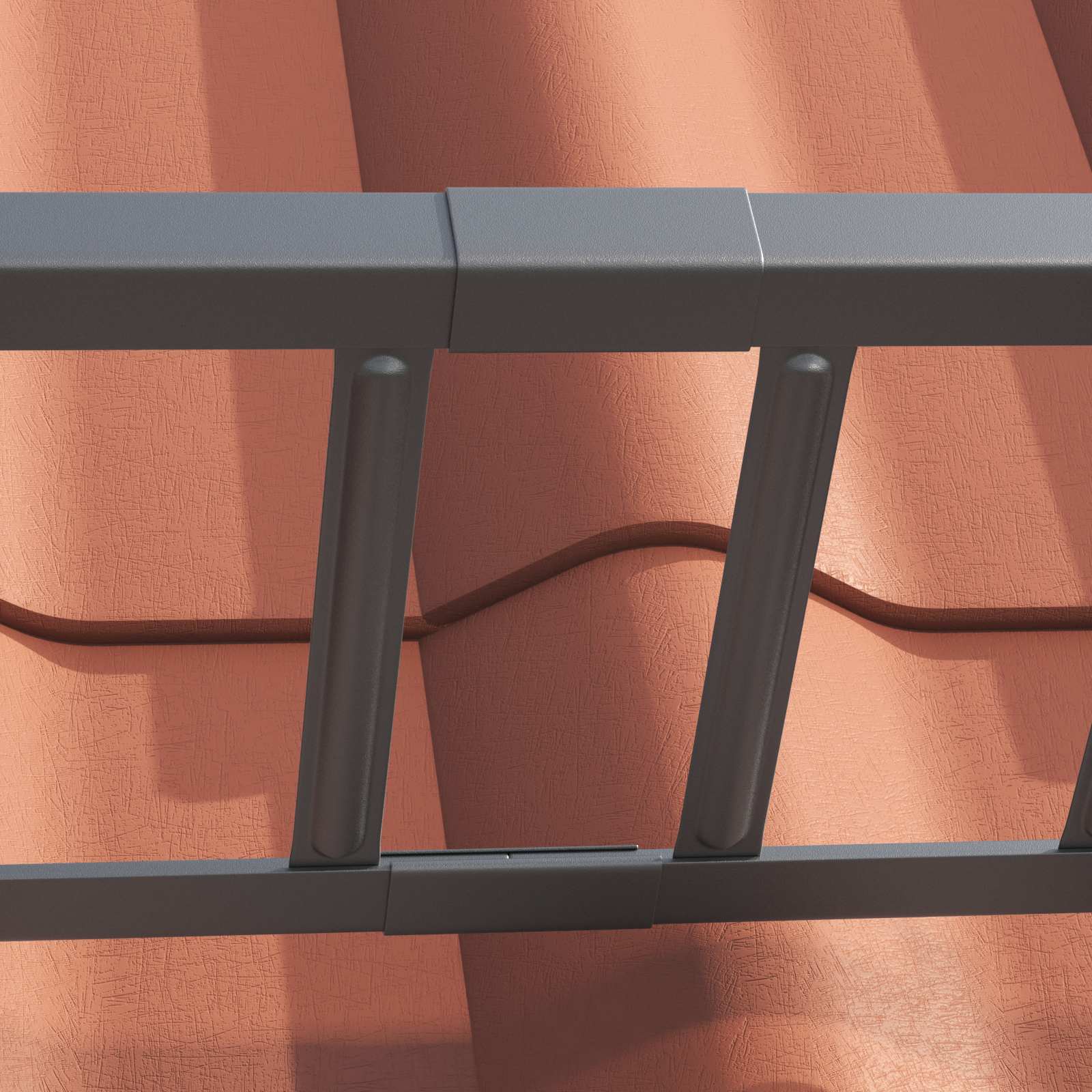 Φρουρός χιονιού οροφής Ανθρακί 300 x 2,5 x 20 εκ Ατσάλι