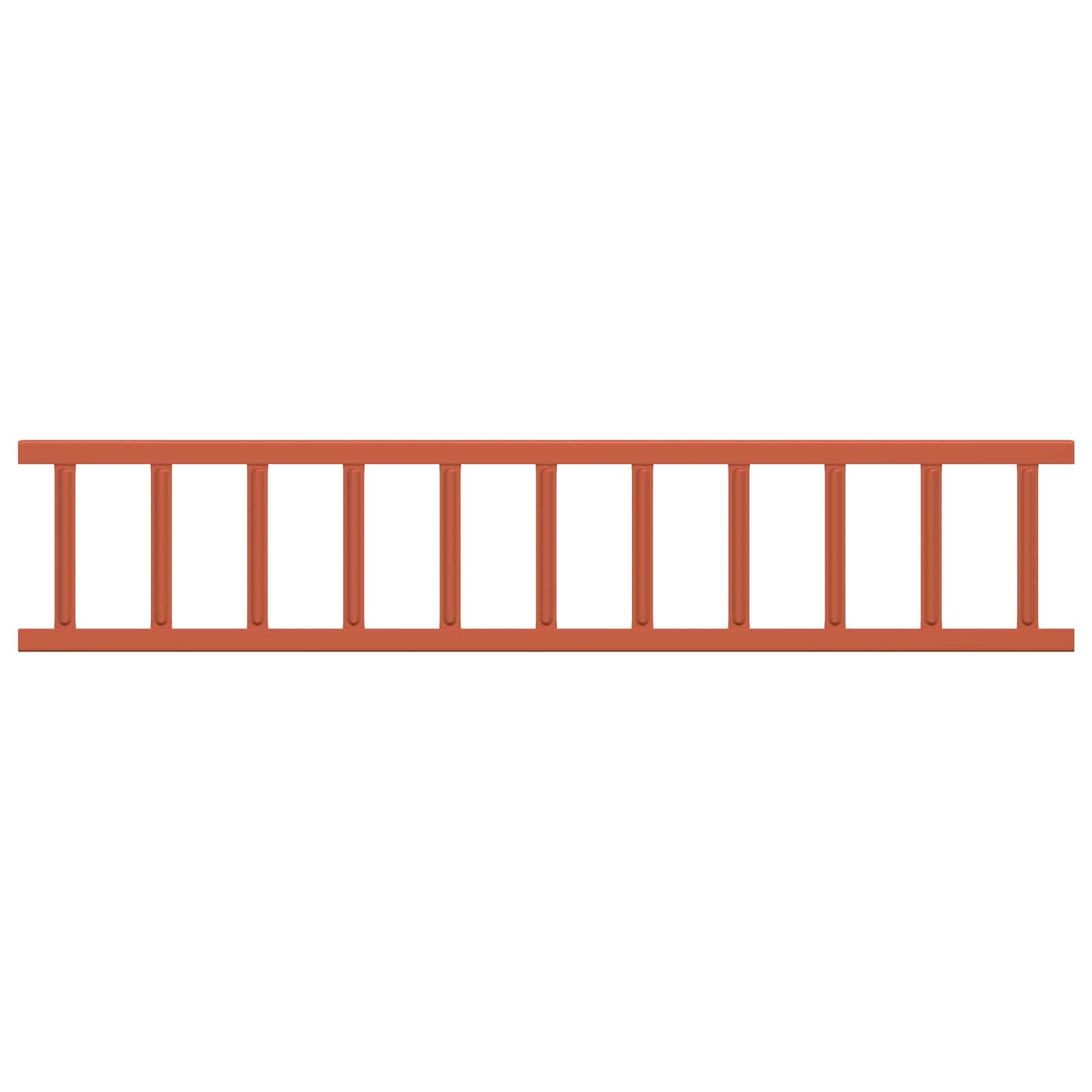 Φρουρός χιονιού οροφής Κόκκινο 100 x 2,5 x 20 εκ Ατσάλι