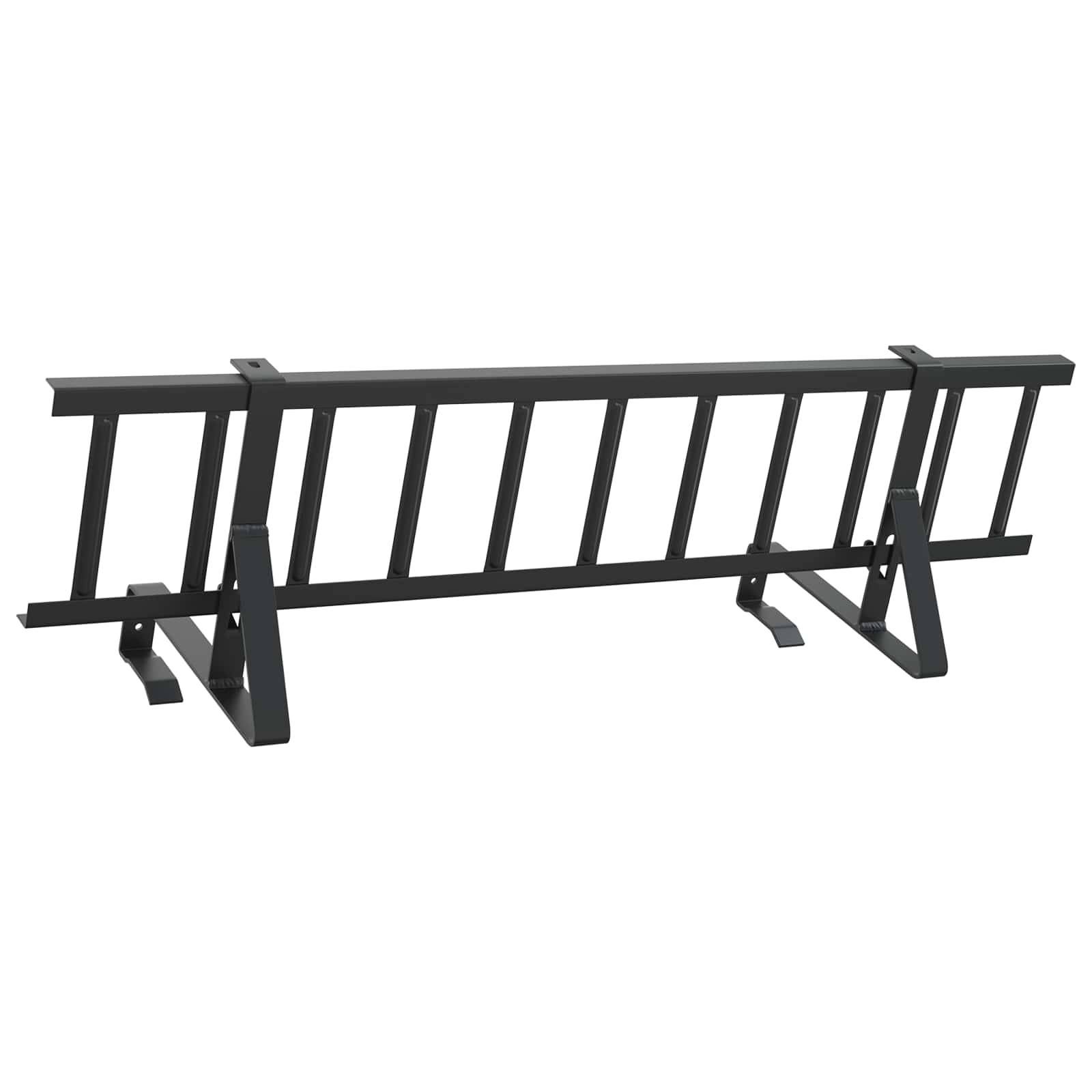 Φρουρός χιονιού οροφής Μαύρο 300 x 29,5 x 34,5 εκ. Ατσάλι