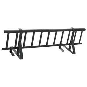 Φρουρός χιονιού οροφής Μαύρο 800 x 29,5 x 34,5 εκ Ατσάλι - Pakobazaar