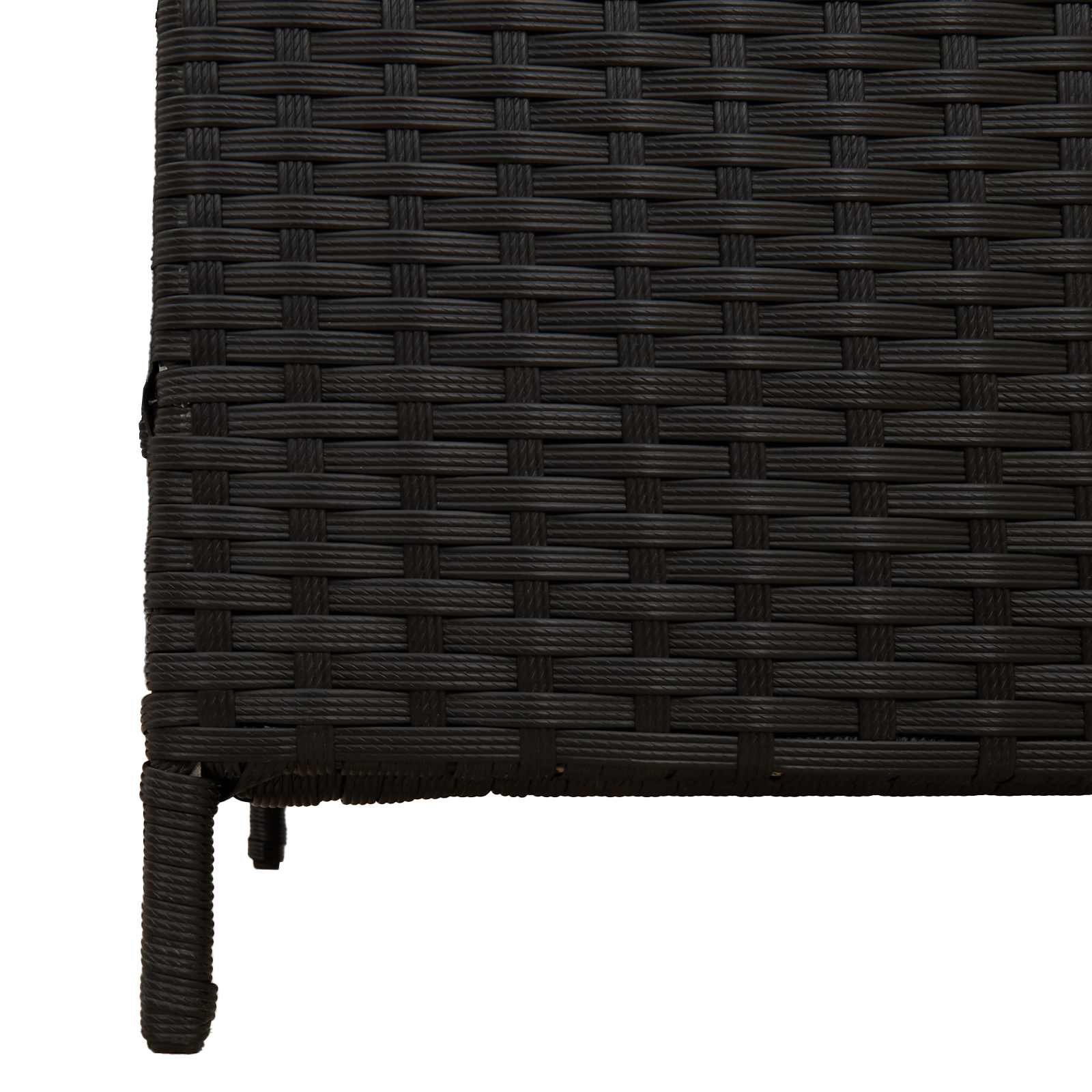 Εξωτερικός Κάδος Αχρήστων Μαύρο 40 x 40 x 80 εκ. - Pakobazaar