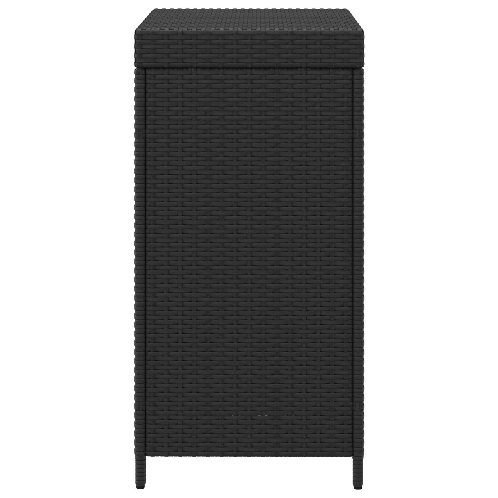 Εξωτερικός Κάδος Αχρήστων Μαύρο 40 x 40 x 80 εκ. - Pakobazaar