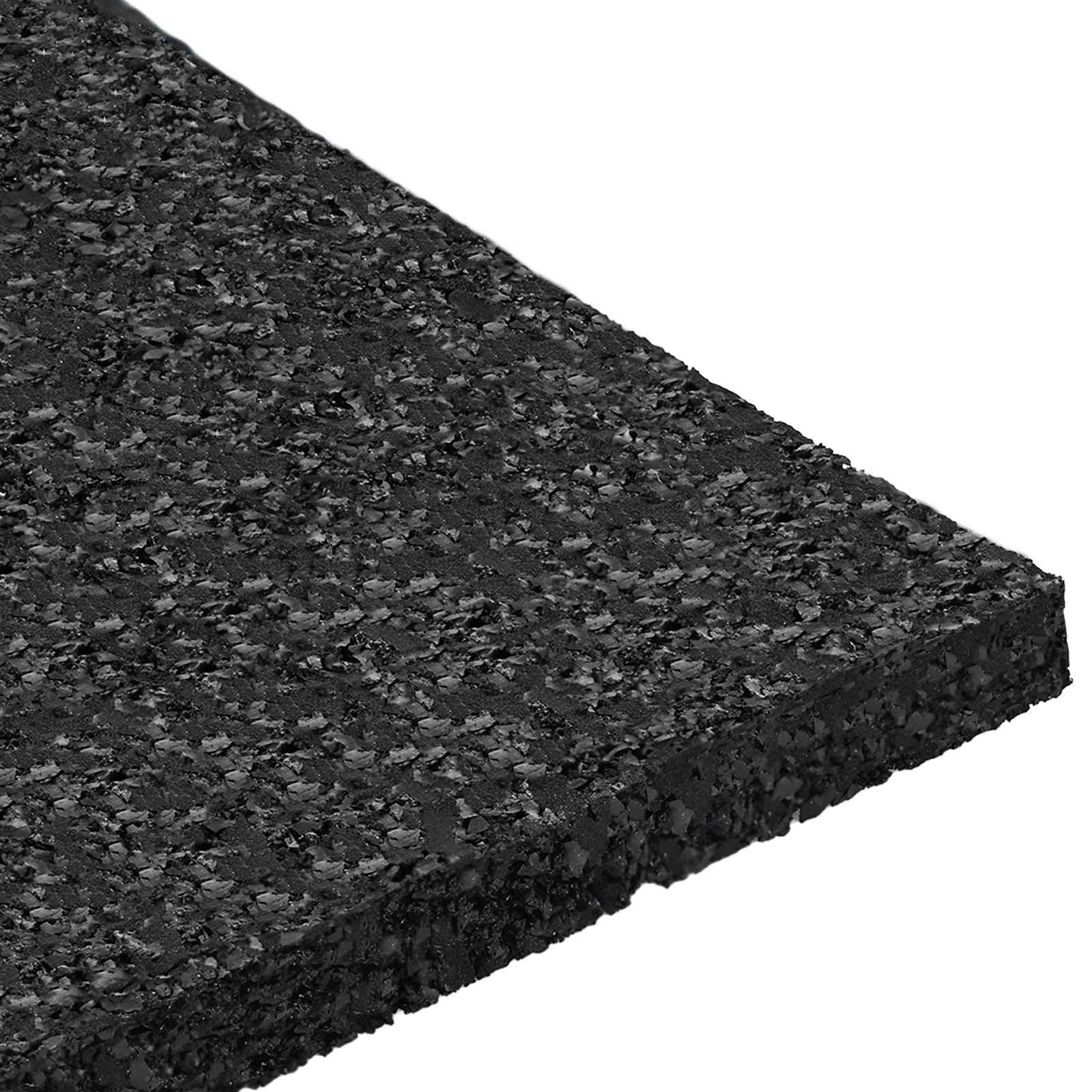 Πατάκι Αυλής από Καουτσούκ Μαύρο 9 x 9 x 0,6 εκ Λάστιχο