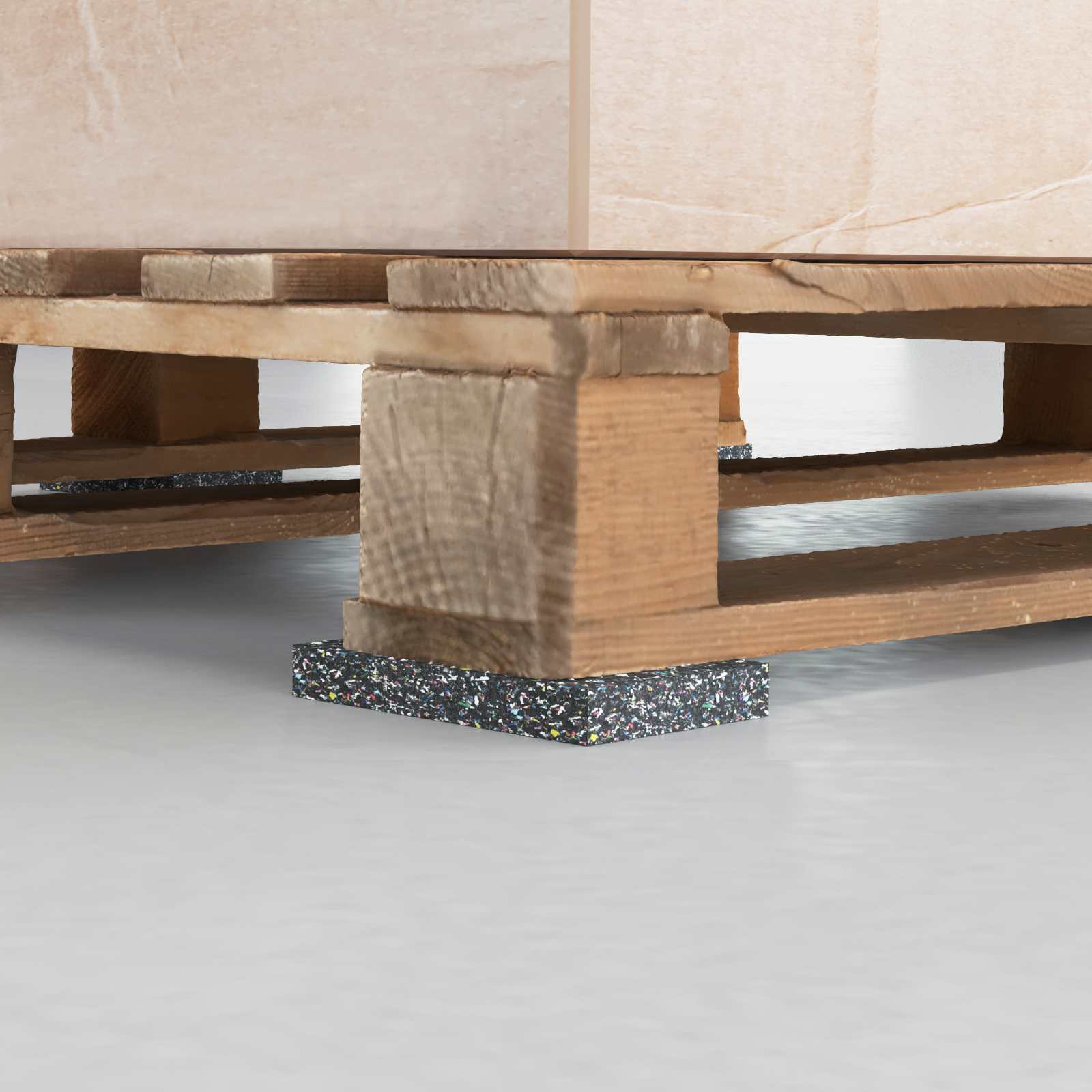 Ρολός Γρανουλάρου Καουτσούκ Μαύρο 2000 x 5 x 0,8 εκ Λάστιχο