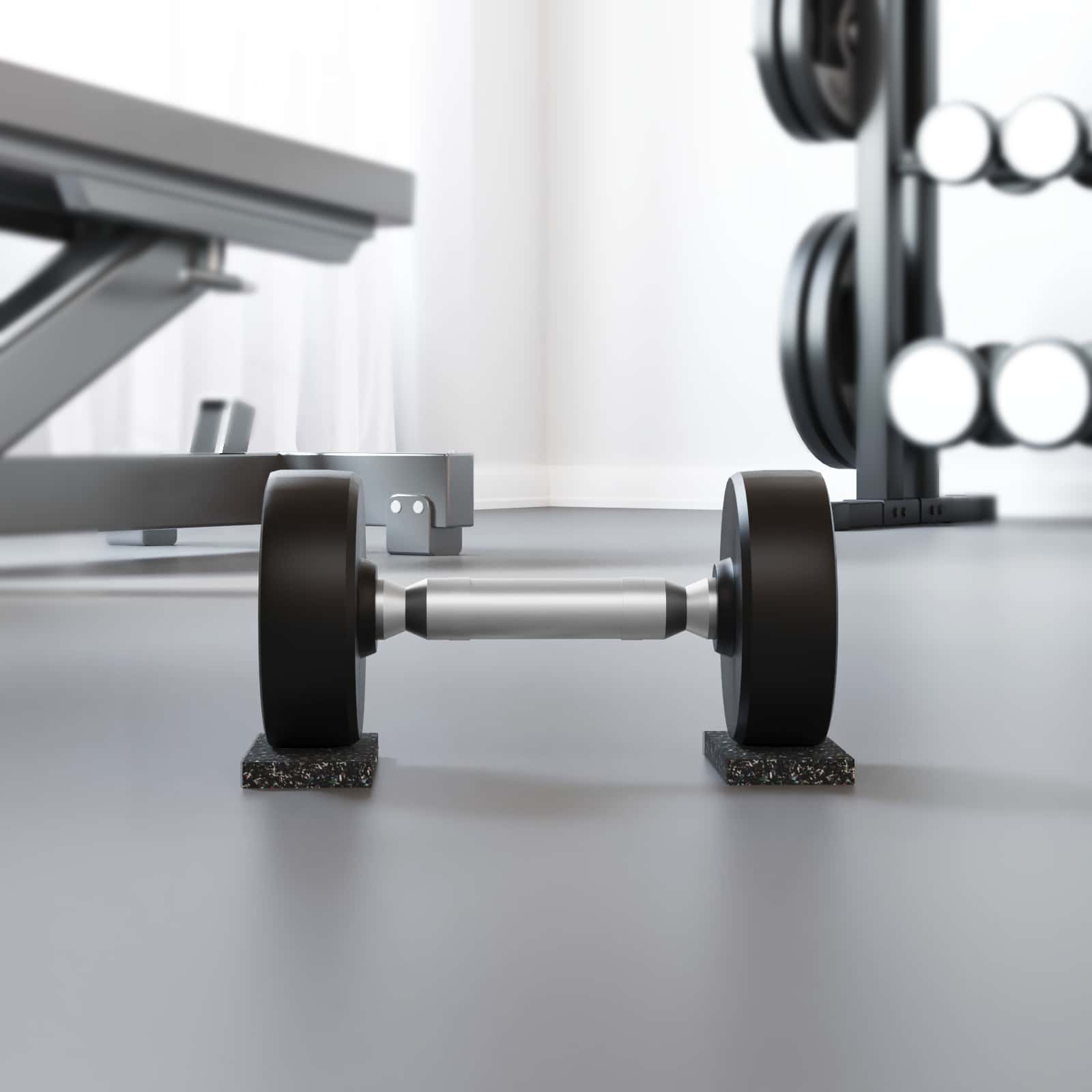 Ρολός Γρανουλάρου Καουτσούκ Μαύρο 2000 x 8 x 0,6 εκ Λάστιχο