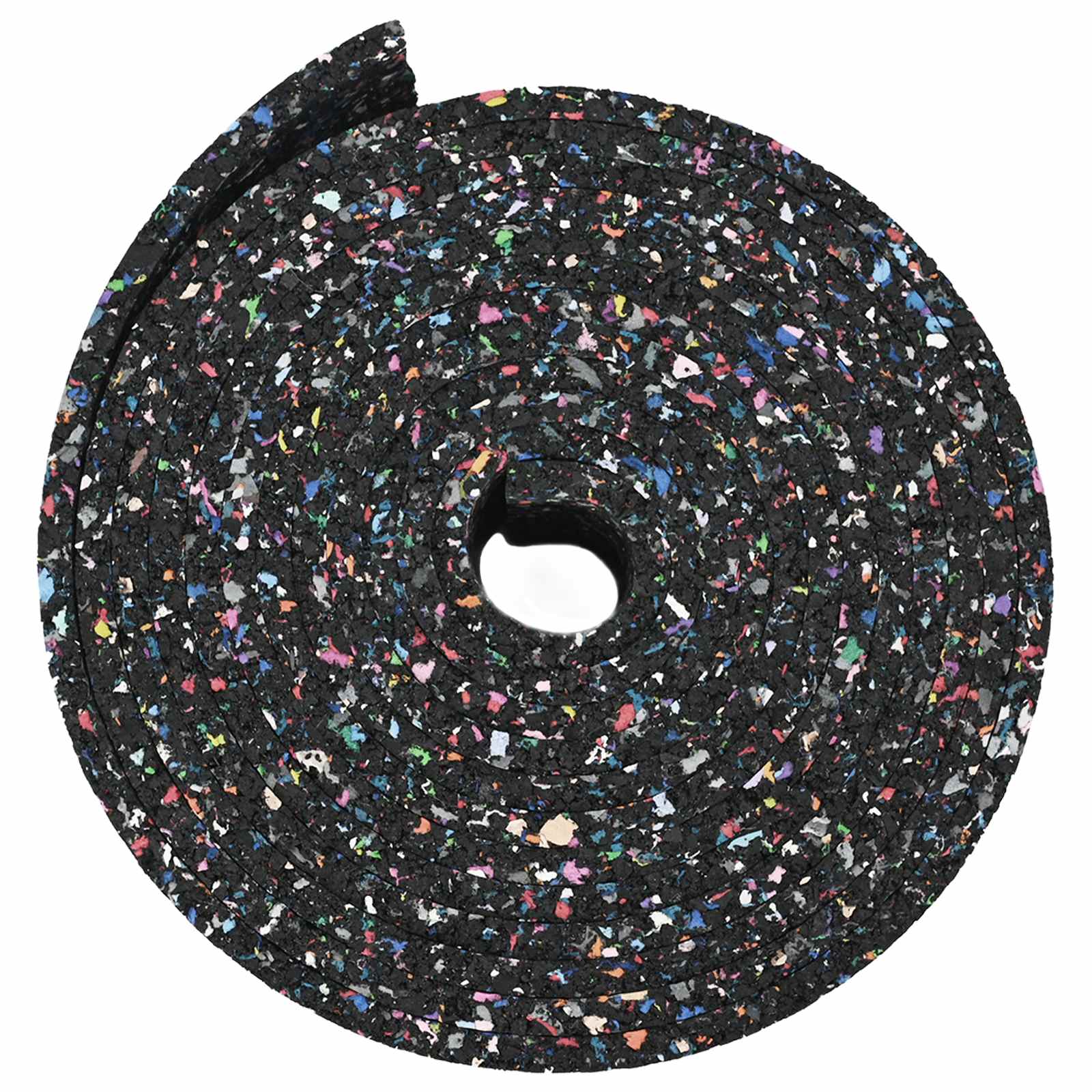 Ρολός Γρανουλάρου Καουτσούκ Μαύρο 1000 x 10 x 0,8 εκ Λάστιχο