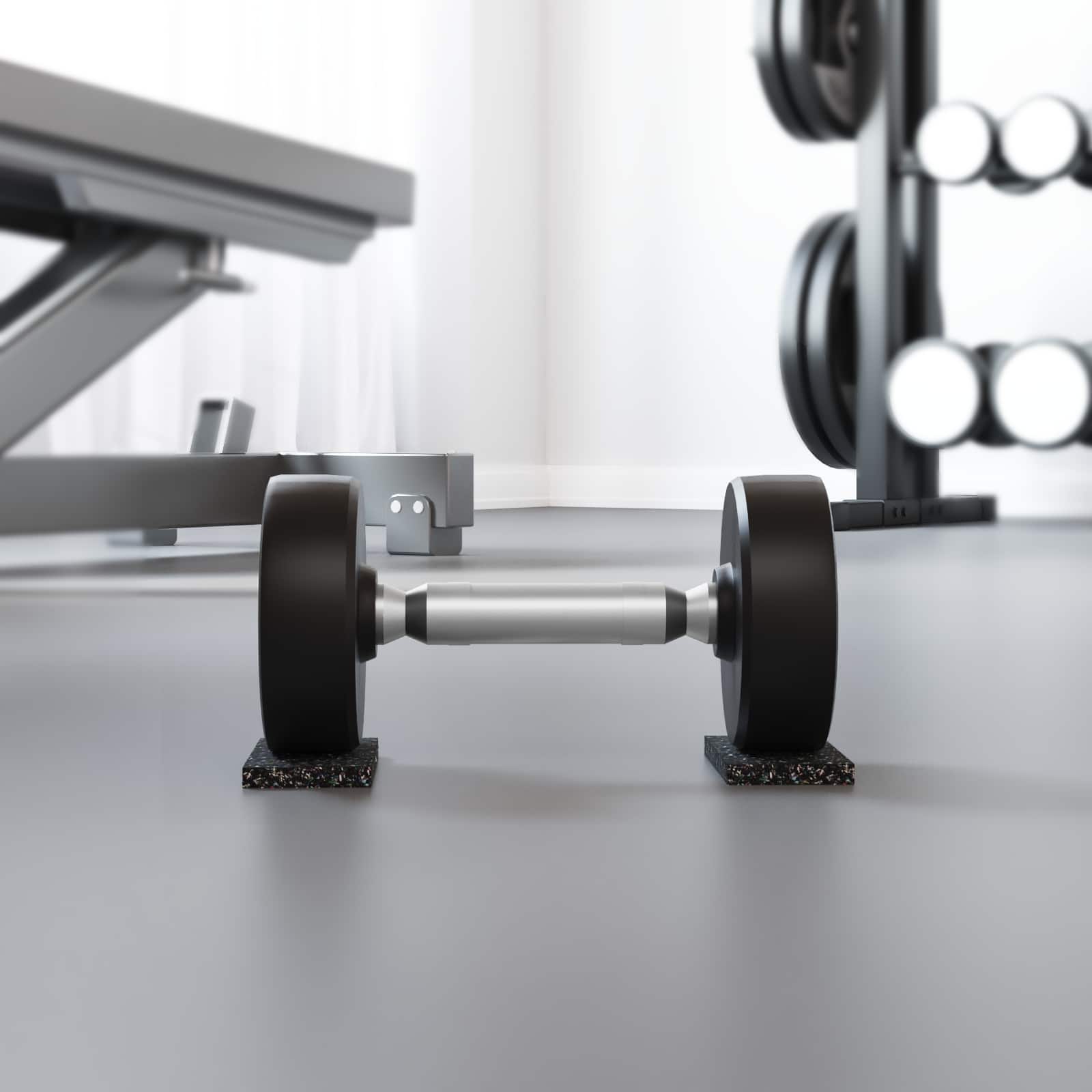 Ρόλος από καουτσούκ Μαύρο 2000 x 10 x 0,8 εκ Λάστιχο - Pakobazaar