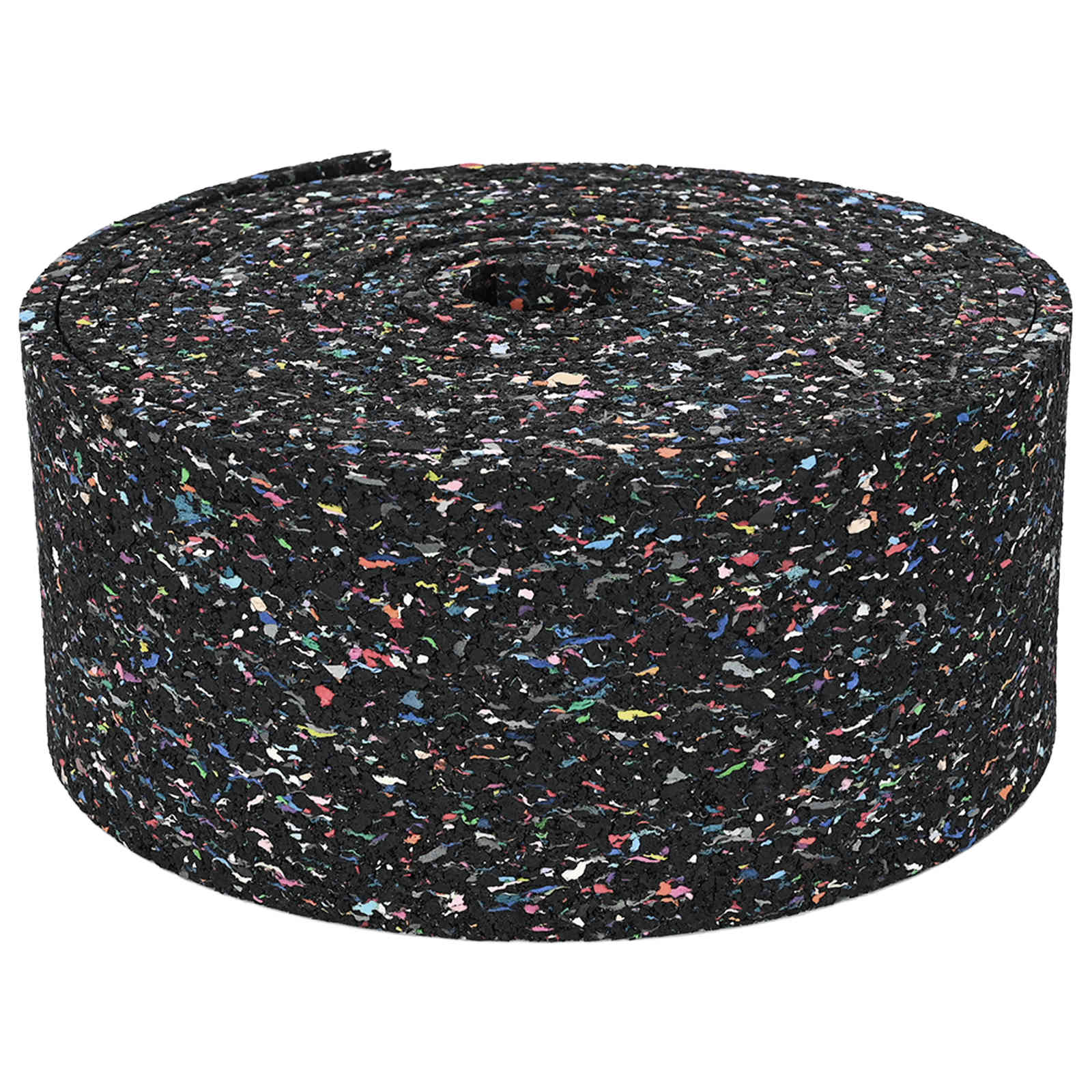 Ρόλος από καουτσούκ Μαύρο 2000 x 10 x 0,8 εκ Λάστιχο - Pakobazaar