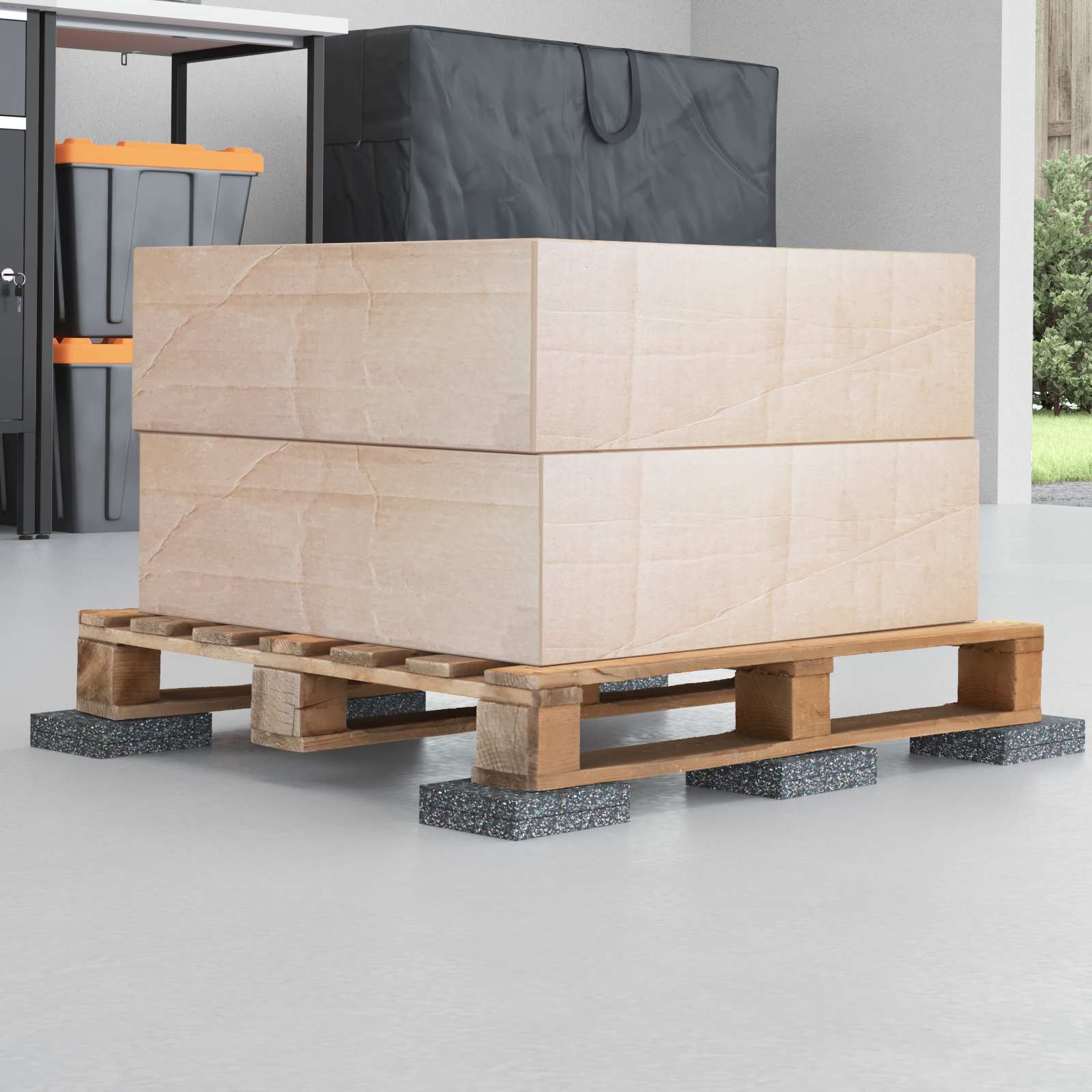 Ρόλος από καουτσούκ Μαύρο 2000 x 12 x 0,8 εκ Λάστιχο - Pakobazaar