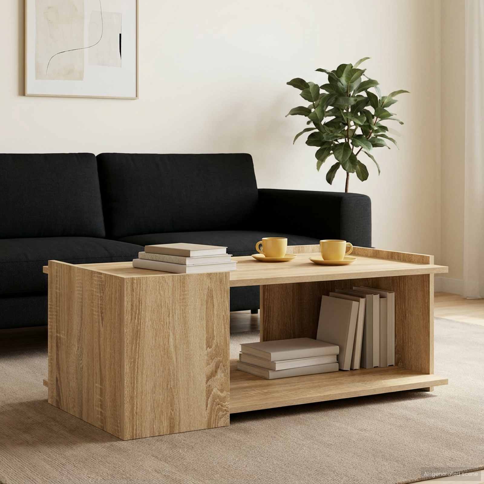 Τραπεζάκι σαλονιού Sonoma Δρυς 90 x 50 x 33 εκ. - Pakobazaar