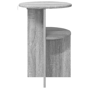 Τραπεζάκι Πλευράς με αποθήκευση Γκρι Sonoma Ø 39,5 x 55 εκ. - Pakobazaar