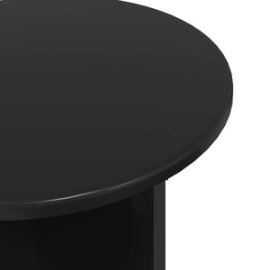 Σετ βοηθητικά τραπεζάκια 2 pcs Μαύρη Δρυς Επεξεργασμένο Ξύλο - Pakobazaar