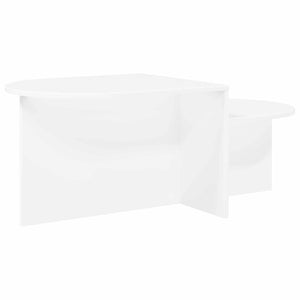 Τραπεζάκι σαλονιού Λευκό 100 x 50 x 40 cm Επεξεργασμένο Ξύλο - Pakobazaar