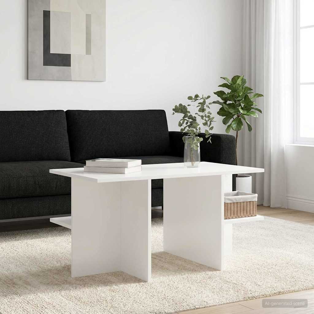 Τραπεζάκι σαλονιού Λευκό 87 x 50 x 45 εκ - Pakobazaar