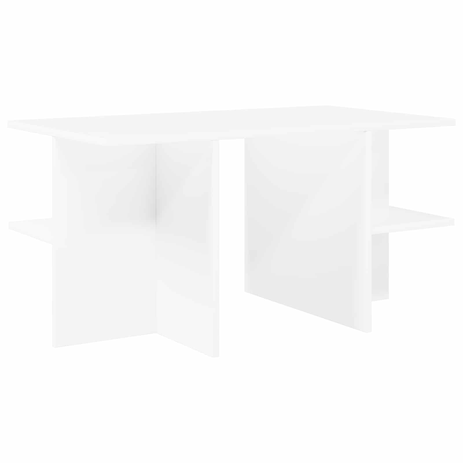 Τραπεζάκι σαλονιού Λευκό 87 x 50 x 45 εκ - Pakobazaar