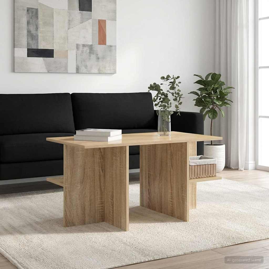 Τραπεζάκι σαλονιού Sonoma Δρυς 87 x 50 x 45 εκ - Pakobazaar