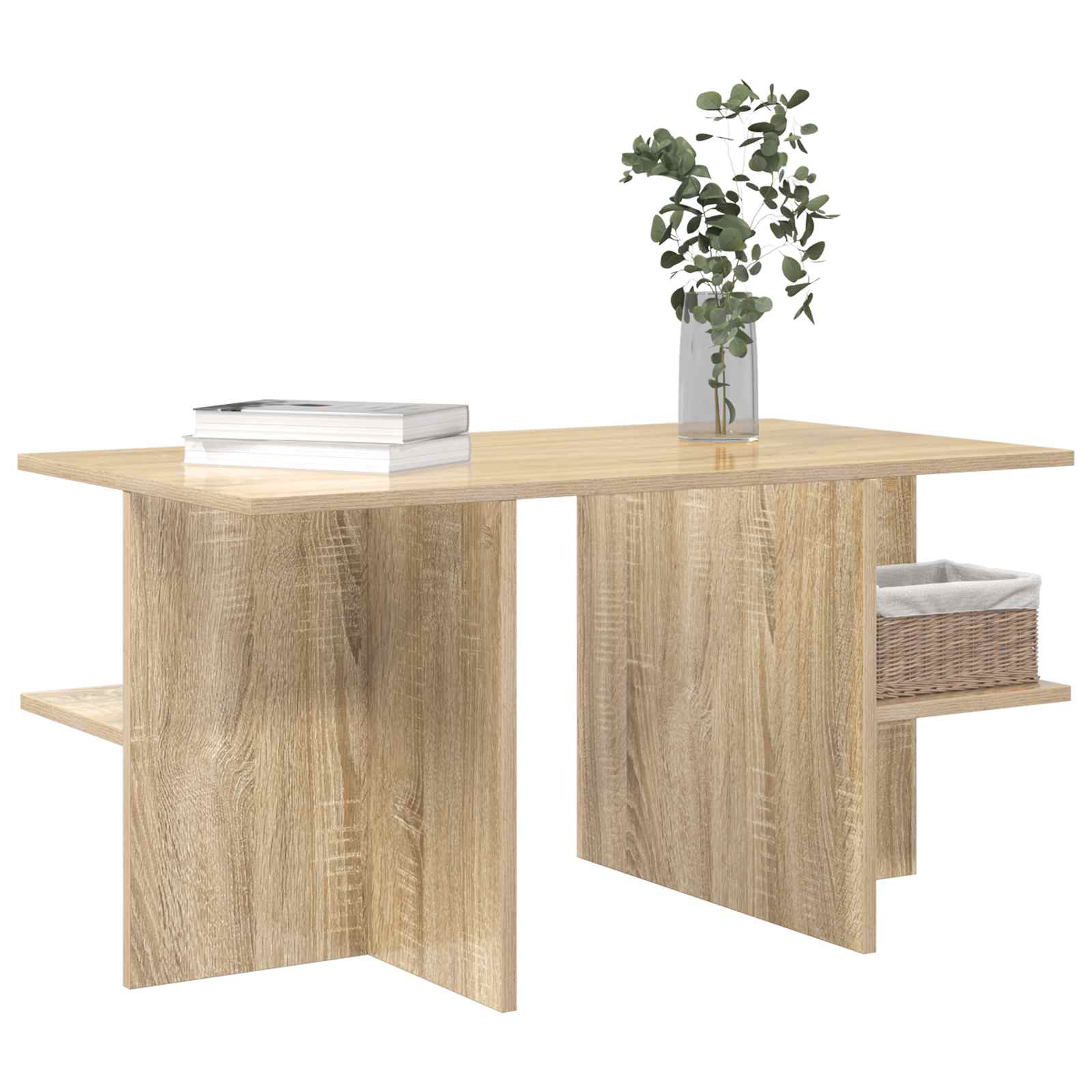 Τραπεζάκι σαλονιού Sonoma Δρυς 87 x 50 x 45 εκ - Pakobazaar