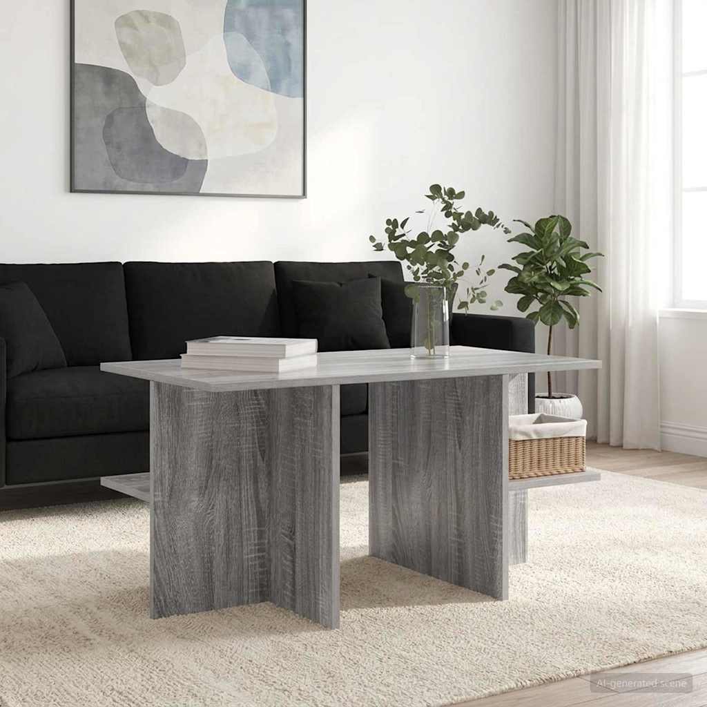 Τραπεζάκι σαλονιού Γκρι Sonoma 87 x 50 x 45 εκ - Pakobazaar