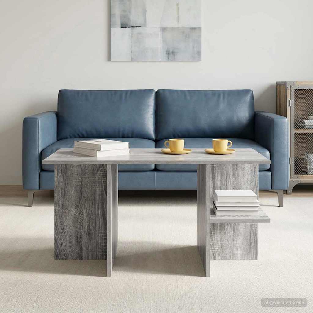 Τραπεζάκι σαλονιού Γκρι Sonoma 87 x 50 x 45 εκ - Pakobazaar