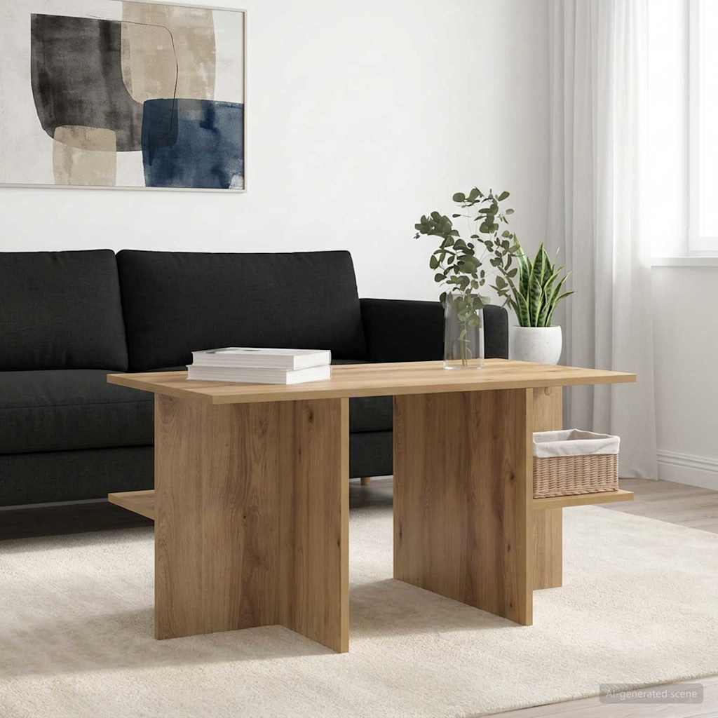 Τραπεζάκι σαλονιού Artisan Δρυς 87 x 50 x 45 εκ - Pakobazaar