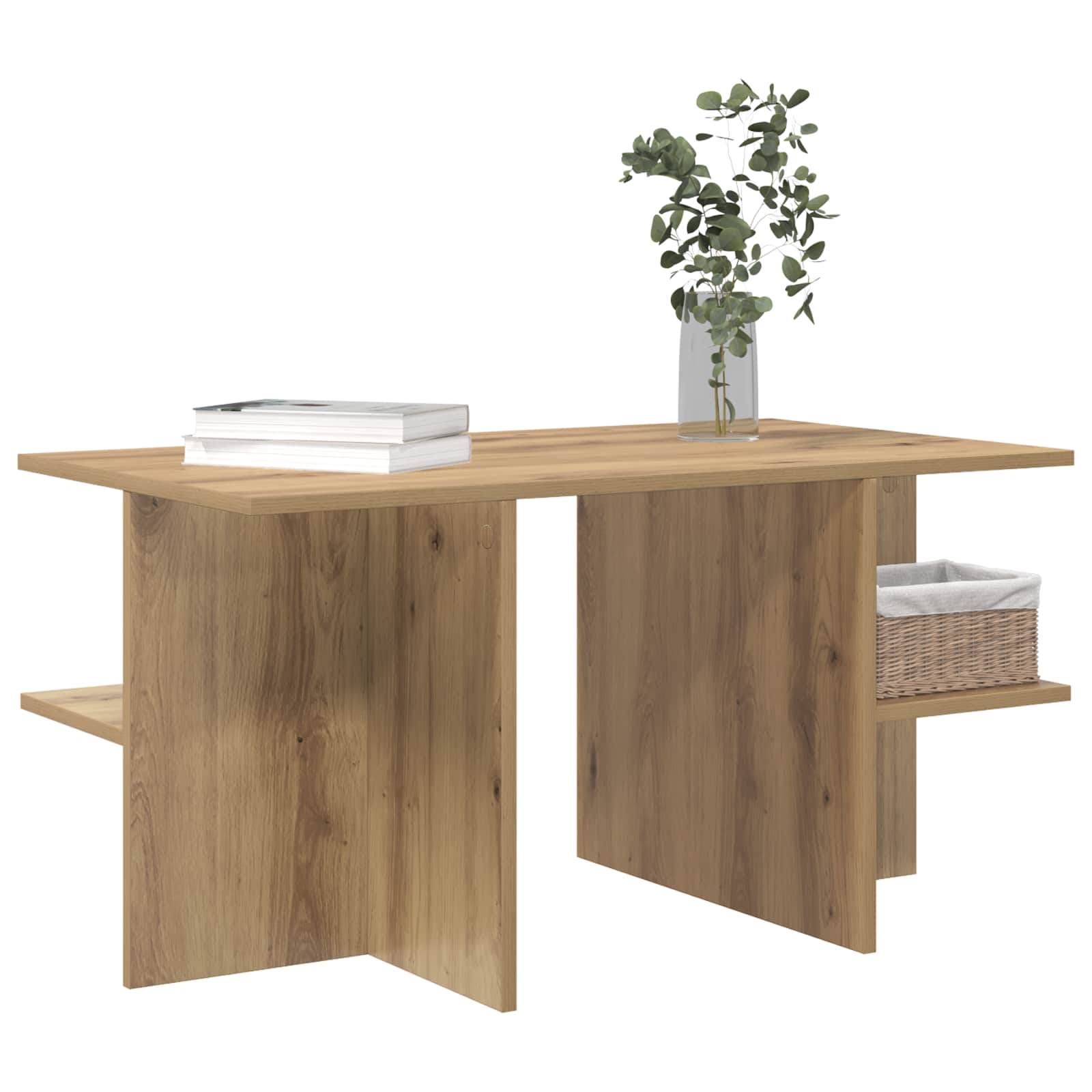 Τραπεζάκι σαλονιού Artisan Δρυς 87 x 50 x 45 εκ - Pakobazaar