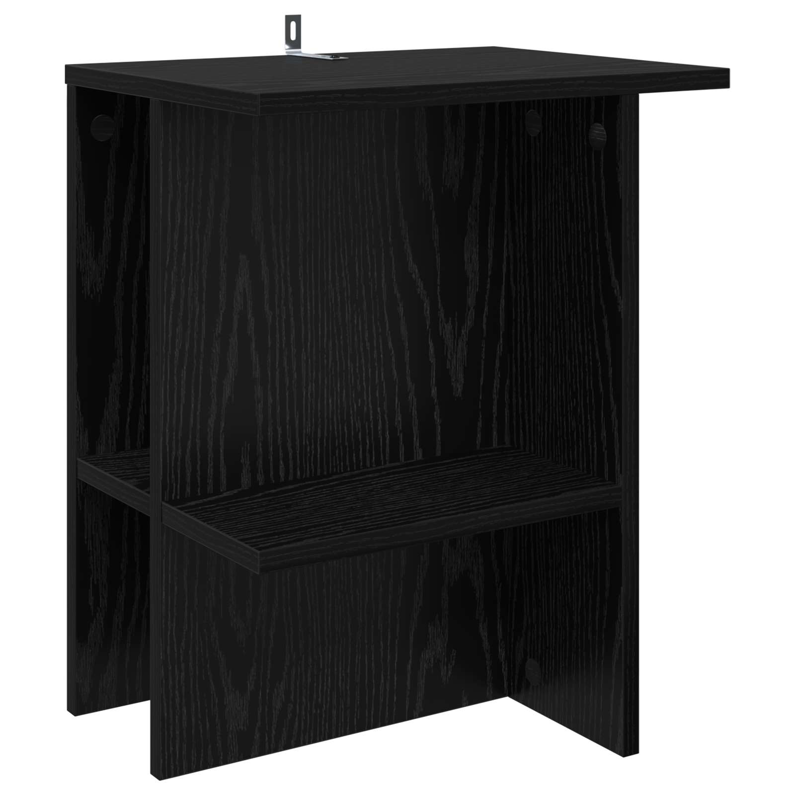 Τραπεζάκι σαλονιού 2 pcs Μαύρη Δρυς 40 x 30 x 49 εκ. - Pakobazaar