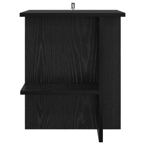 Τραπεζάκι σαλονιού 2 pcs Μαύρη Δρυς 40 x 30 x 49 εκ. - Pakobazaar