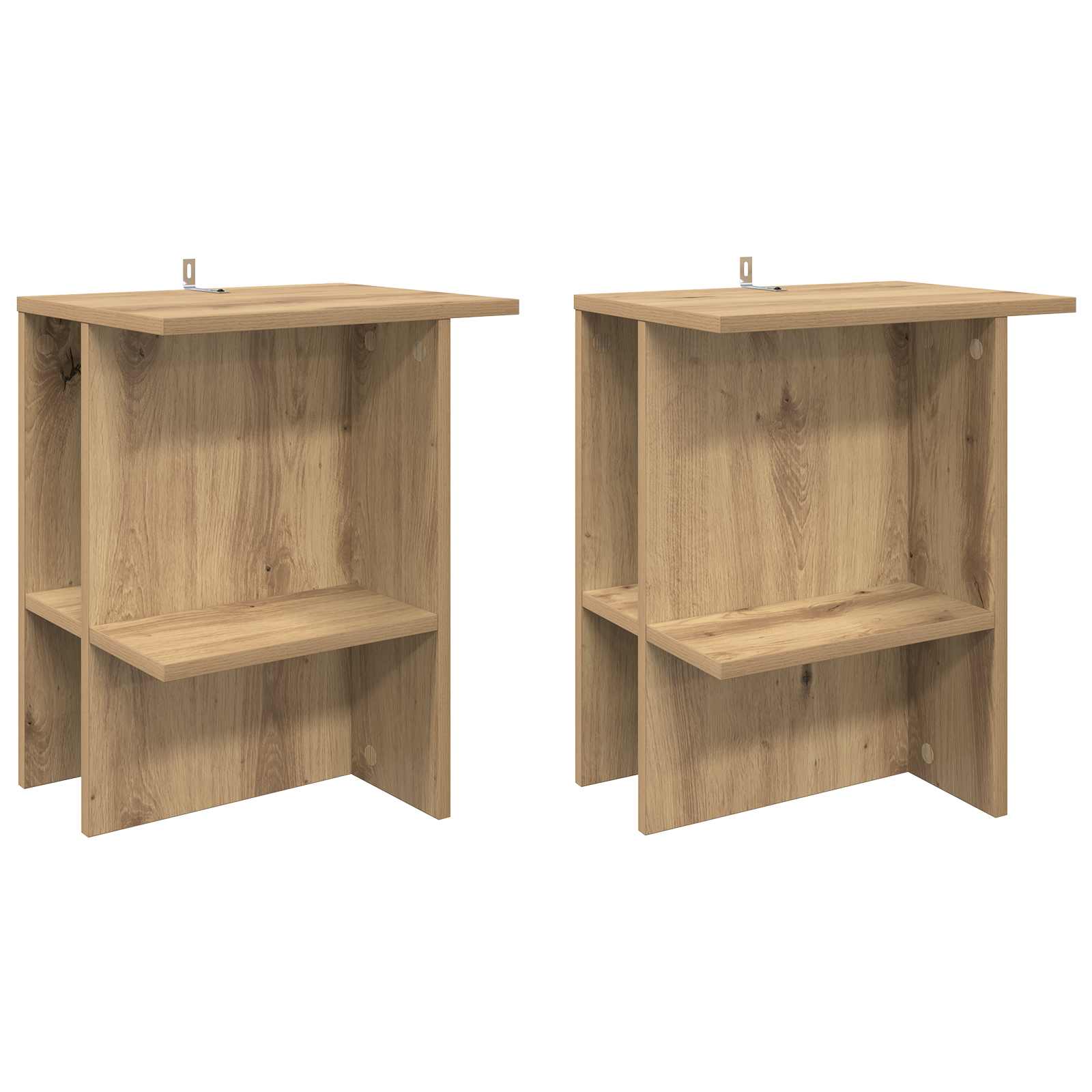 Τραπεζάκι σαλονιού 2 pcs Artisan Δρυς 40 x 30 x 49 εκ. - Pakobazaar
