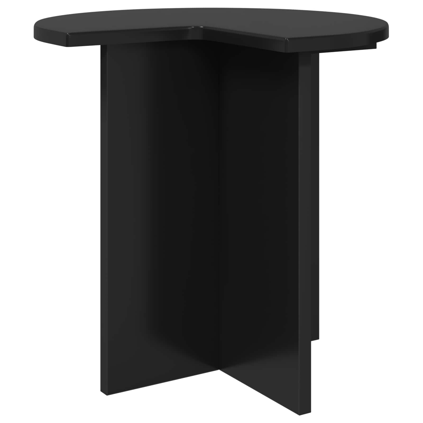 Τραπεζάκι Πλευράς Μαύρη Δρυς Ø 39 x 38 εκ Επεξεργασμένο Ξύλο - Pakobazaar