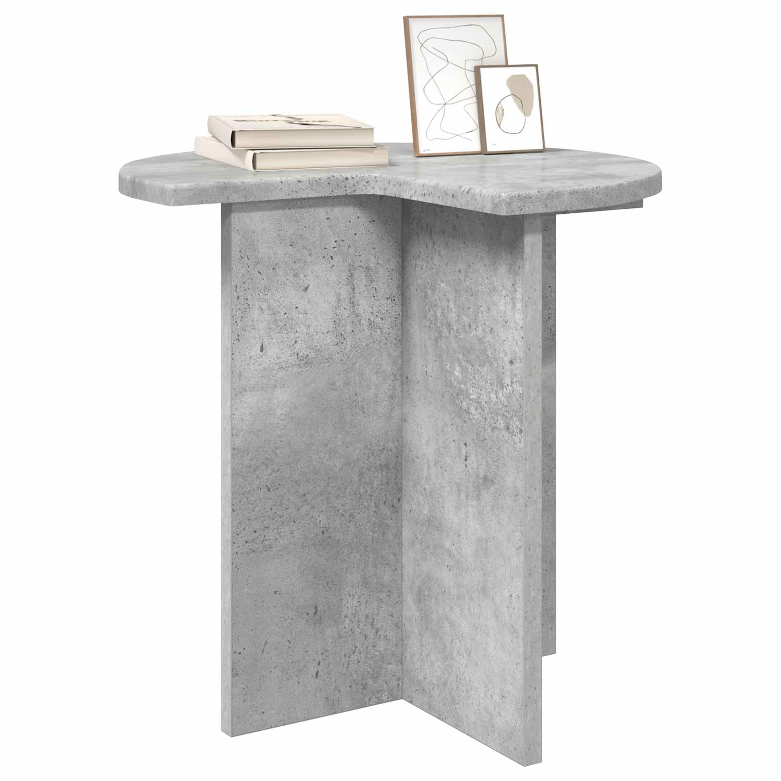 Τραπεζάκι Πλευράς 2 pcs Γκρι Σκυροδέματος Ø 39 x 38 εκ - Pakobazaar