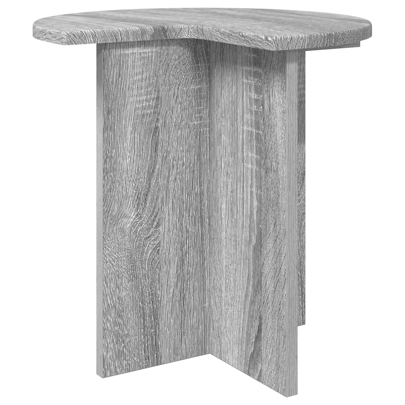 Τραπεζάκι Πλευράς με αποθήκευση 2 pcs Γκρι Sonoma Ø 39 x 38 εκ - Pakobazaar