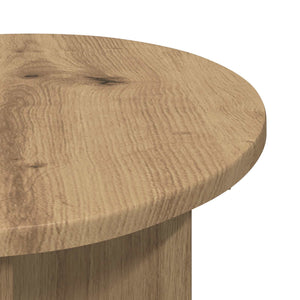 Τραπεζάκι Πλευράς με αποθήκευση 2 pcs Artisan Δρυς Ø 39 x 38 εκ - Pakobazaar