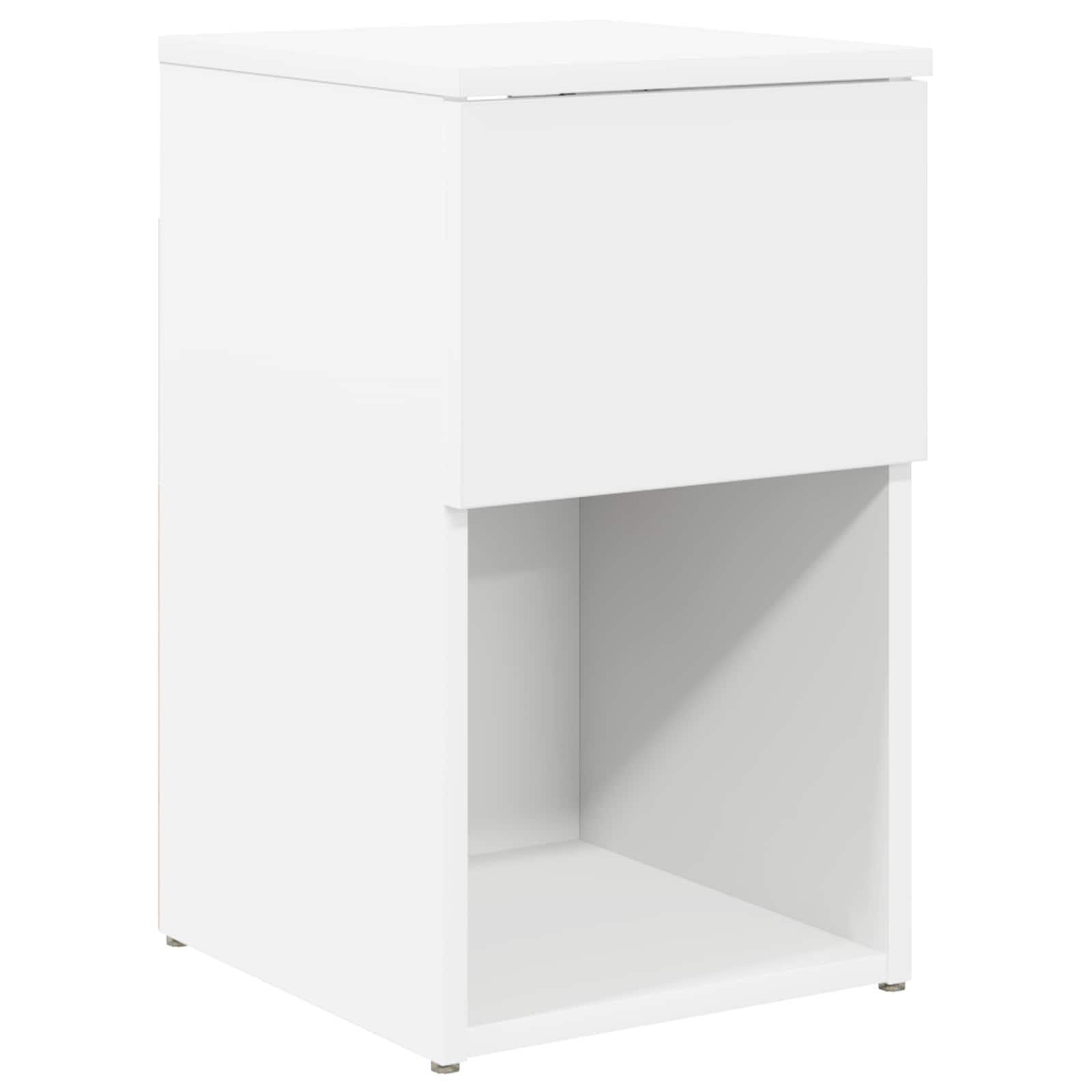 Ντουλάπι κρεβατιού 2 pcs Λευκό 29 x 31,5 x 49 εκ - Pakobazaar