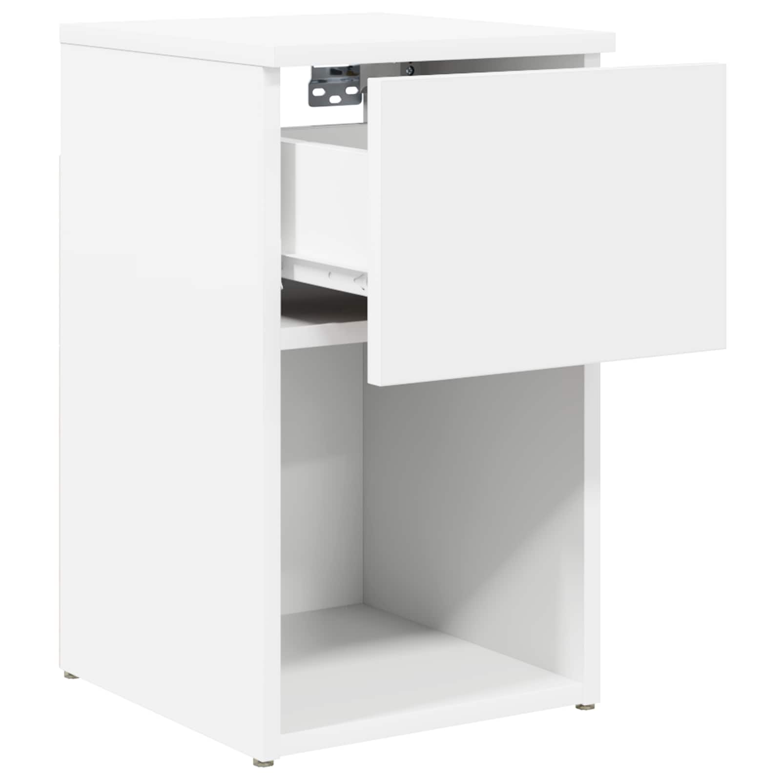 Ντουλάπι κρεβατιού 2 pcs Λευκό 29 x 31,5 x 49 εκ - Pakobazaar