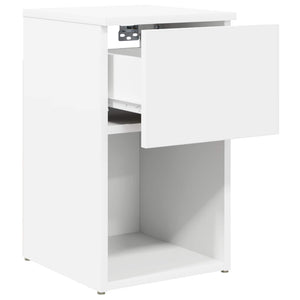 Ντουλάπι κρεβατιού 2 pcs Λευκό 29 x 31,5 x 49 εκ - Pakobazaar