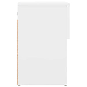 Ντουλάπι κρεβατιού 2 pcs Λευκό 29 x 31,5 x 49 εκ - Pakobazaar