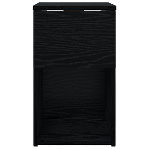 Ντουλάπι κρεβατιού Μαύρη Δρυς 29 x 31,5 x 49 εκ - Pakobazaar
