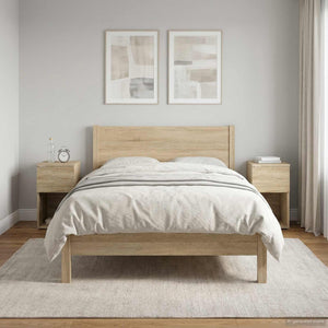 Ντουλάπι κρεβατιού 2 pcs Sonoma Δρυς 29 x 31,5 x 49 εκ - Pakobazaar