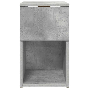 Ντουλάπι κρεβατιού 2 pcs Γκρι Σκυροδέματος 29 x 31,5 x 49 εκ - Pakobazaar