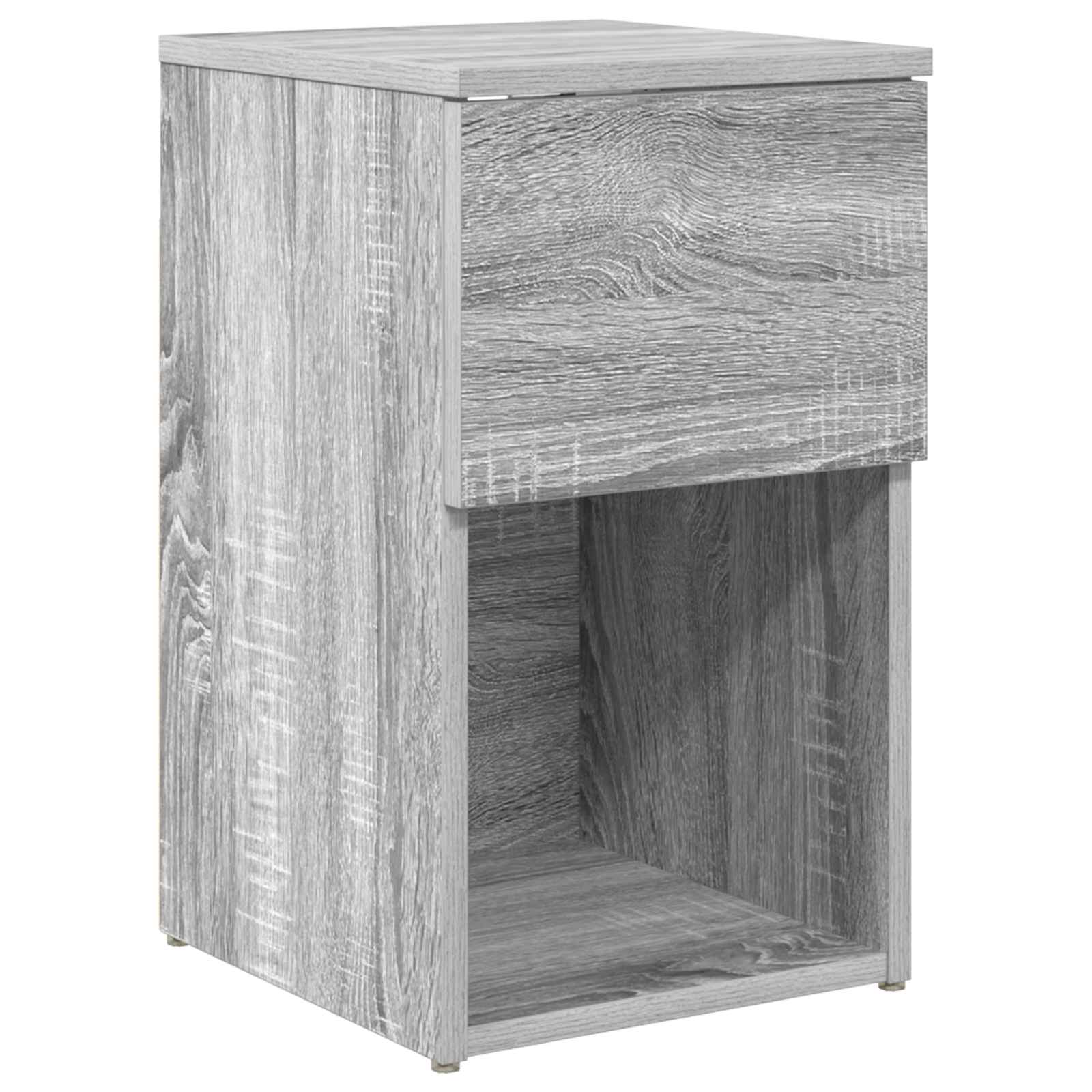 Ντουλάπι κρεβατιού 2 pcs Γκρι Sonoma 29 x 31,5 x 49 εκ - Pakobazaar
